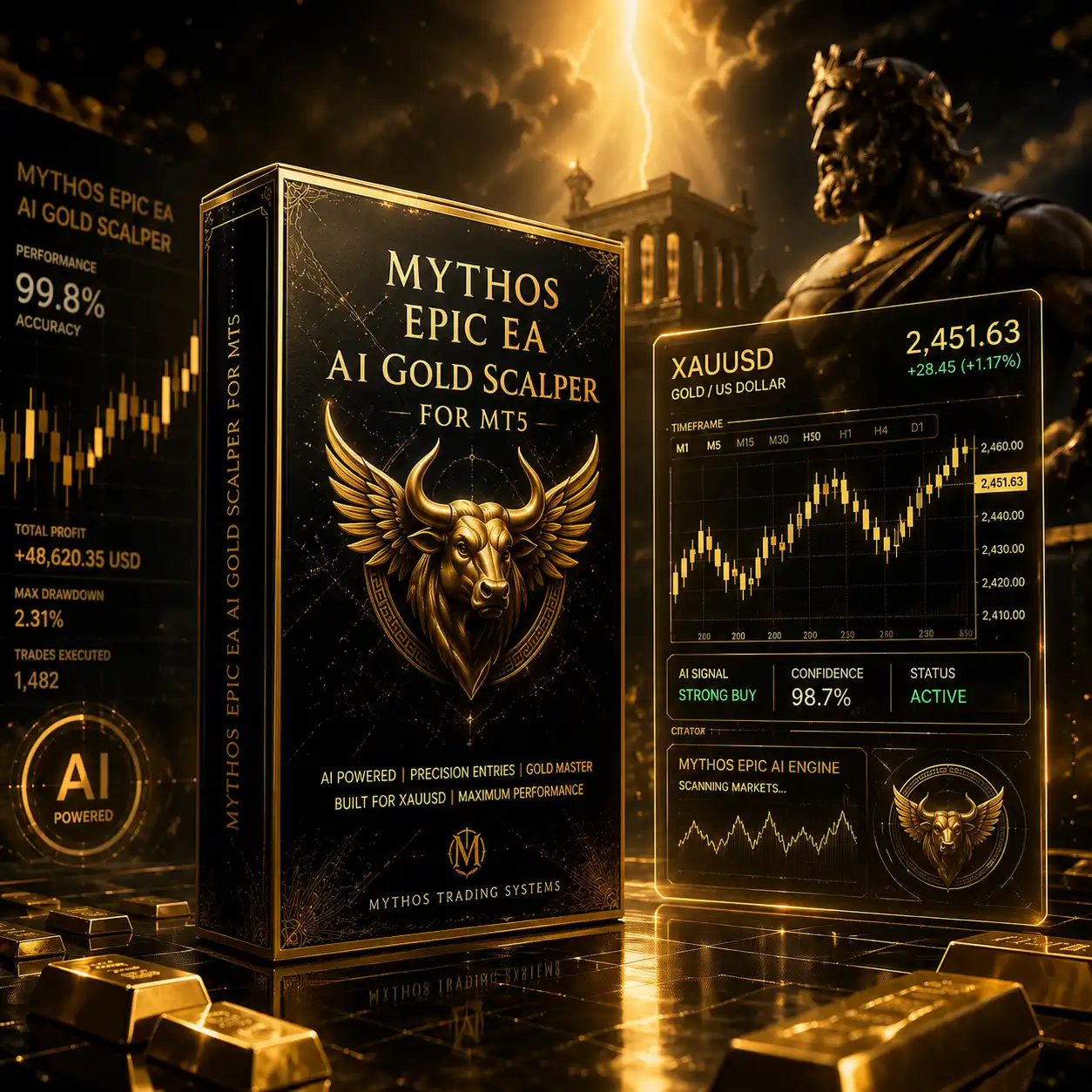 Mythos Epic EA AI Gold Scalper for MT5